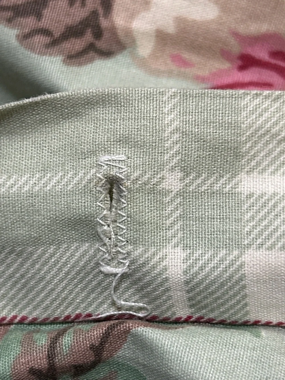 Vintage Laura Ashley Floral Shower Curtain